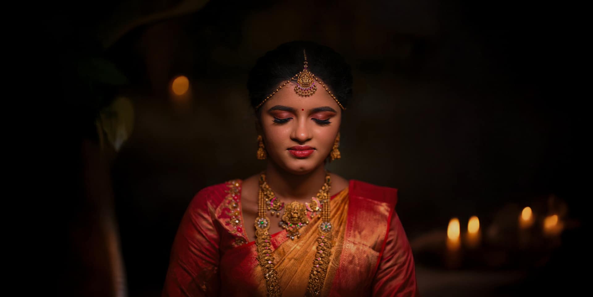 Traditional Beauty - Elegant bridal portrait showcasing cultural heritage